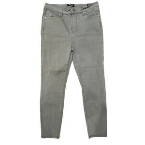 Buffal David Bitton Khaki Pants Green Womens 8/29 Havana High Rise Stretch Ankle